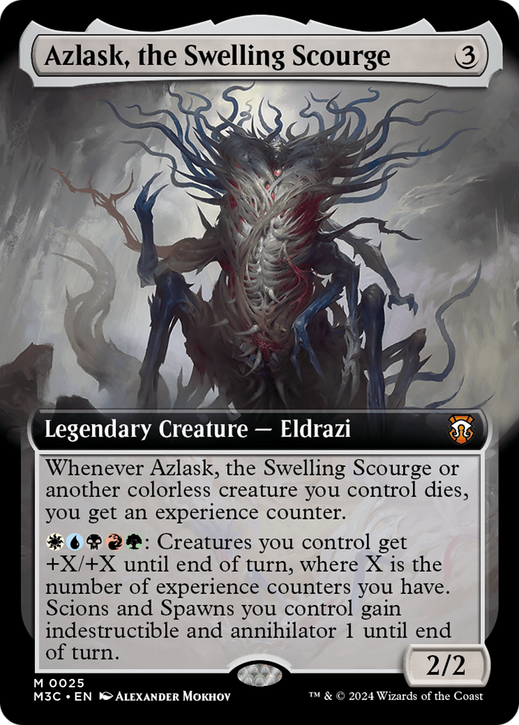 Azlask, the Swelling Scourge (Extended Art) [Modern Horizons 3 Commander] | Odin's Place