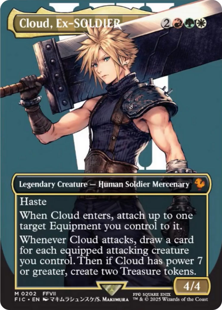 Cloud, Ex-SOLDIER (Borderless) [FINAL FANTASY Commander] | Odin's Place