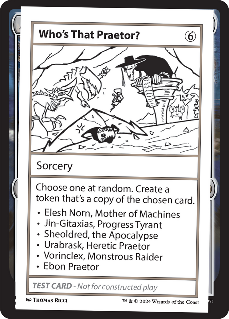 Who's That Praetor? [Mystery Booster 2 Playtest Cards] | Odin's Place