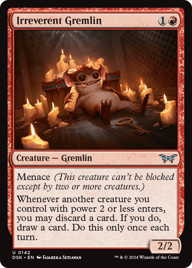 Irreverent Gremlin [Duskmourn: House of Horror] | Odin's Place