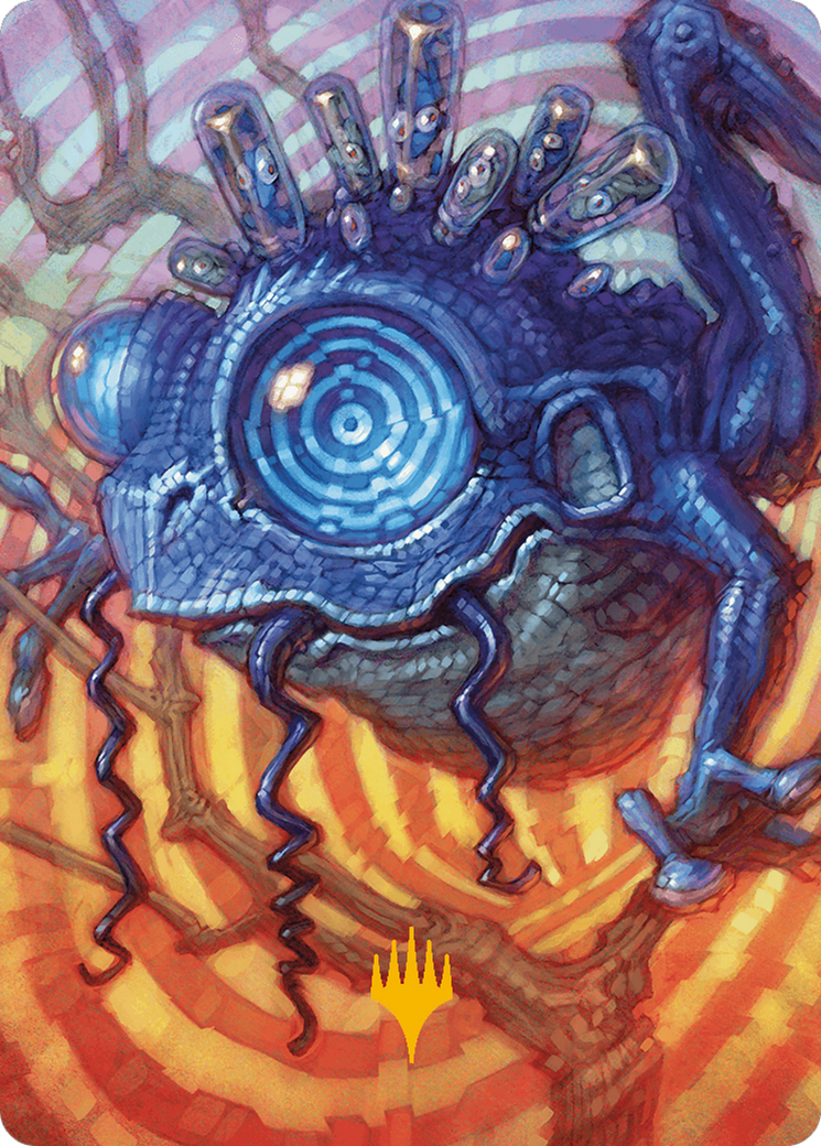 Psychic Frog Art Card (Gold-Stamped Planeswalker Symbol) [Modern Horizons 3 Art Series] | Odin's Place