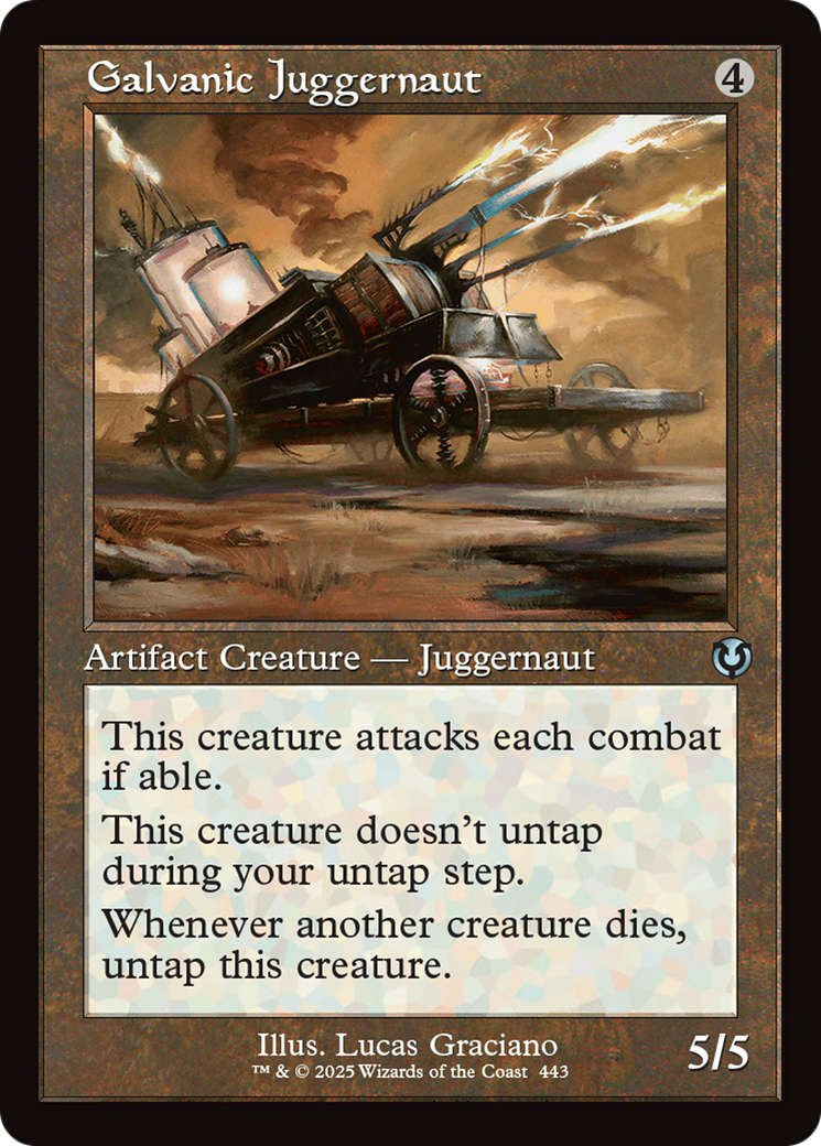 Galvanic Juggernaut (Retro Frame) [Innistrad Remastered] | Odin's Place