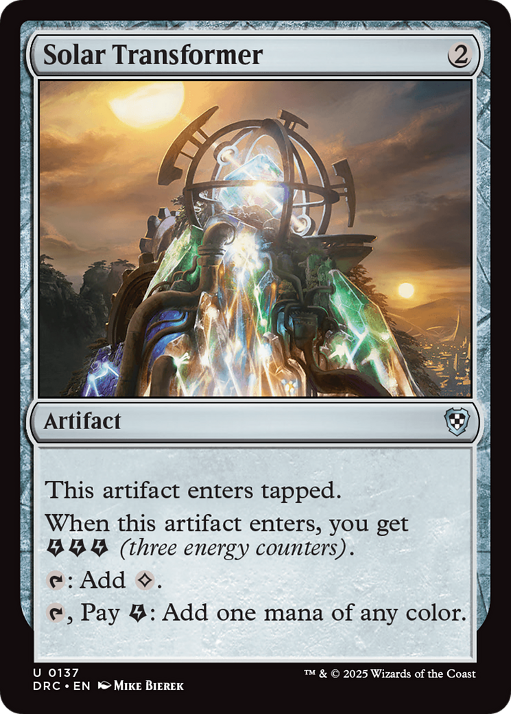 Solar Transformer [Aetherdrift Commander] | Odin's Place