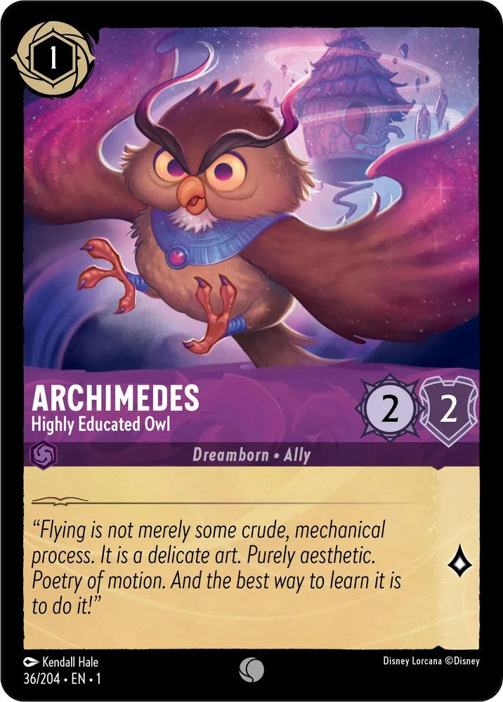 Archimedes - Highly Educated Owl (36/204) [The First Chapter] | Odin's Place
