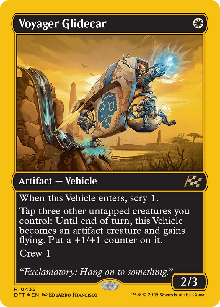 Voyager Glidecar (First-Place Foil) [Aetherdrift] | Odin's Place