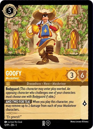 Goofy - Musketeer (12/P1) [Promo Cards] | Odin's Place