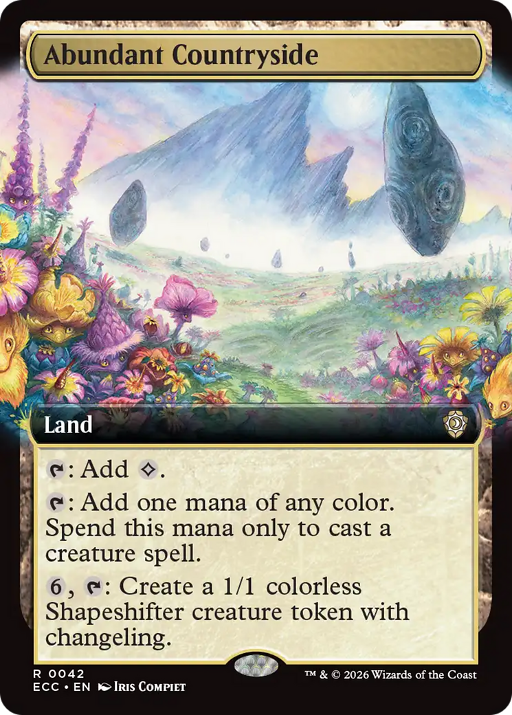 Abundant Countryside (Extended Art) [Lorwyn Eclipsed Commander] | Odin's Place