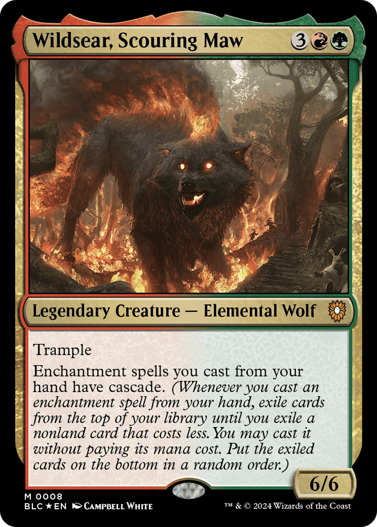 Wildsear, Scouring Maw [Bloomburrow Commander] | Odin's Place