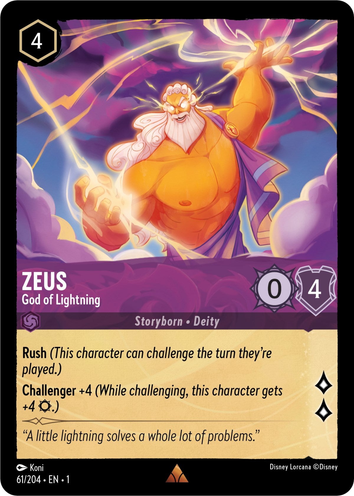 Zeus - God of Lightning (61/204) [The First Chapter] | Odin's Place