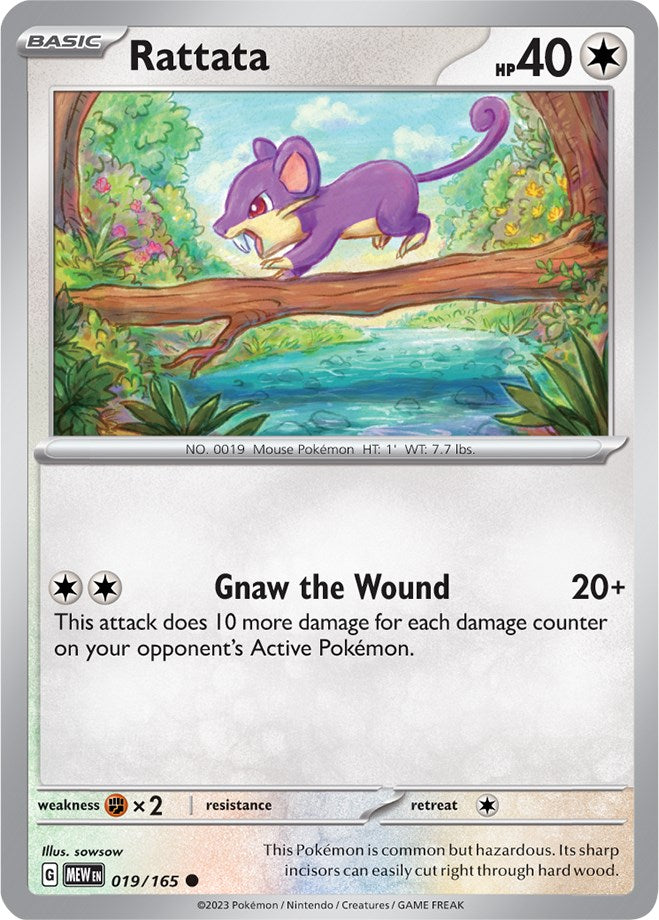 Rattata (019/165) [Scarlet & Violet 151] | Odin's Place