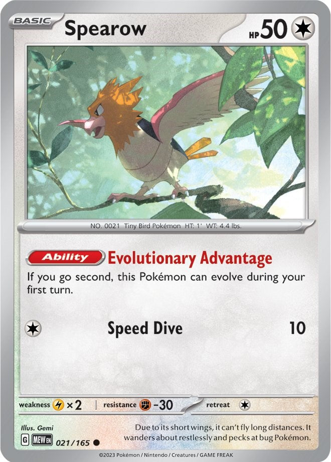 Spearow (021/165) [Scarlet & Violet 151] | Odin's Place