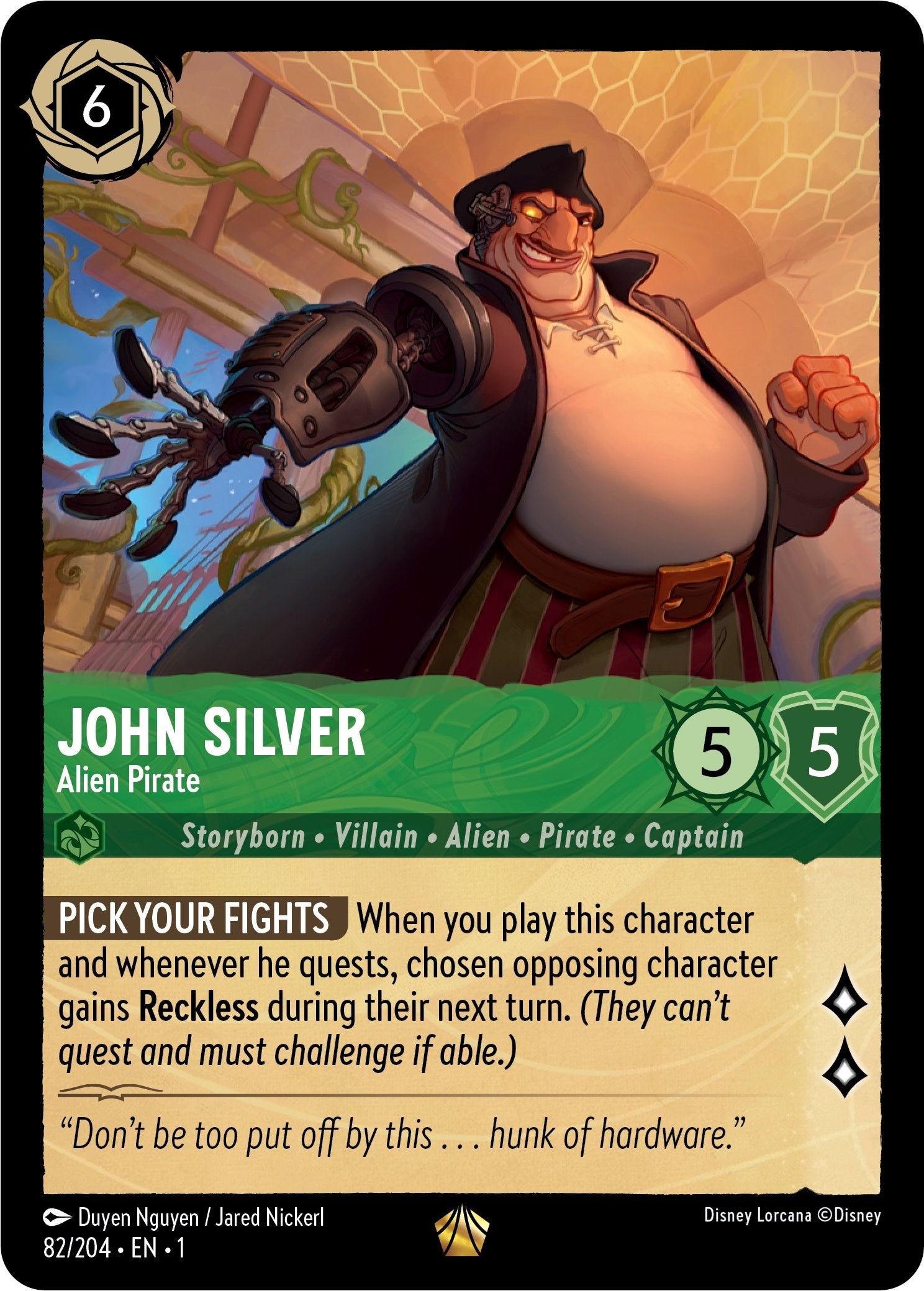 John Silver - Alien Pirate (82/204) [The First Chapter] | Odin's Place