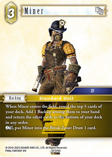 Miner [Dawn of Heroes] | Odin's Place