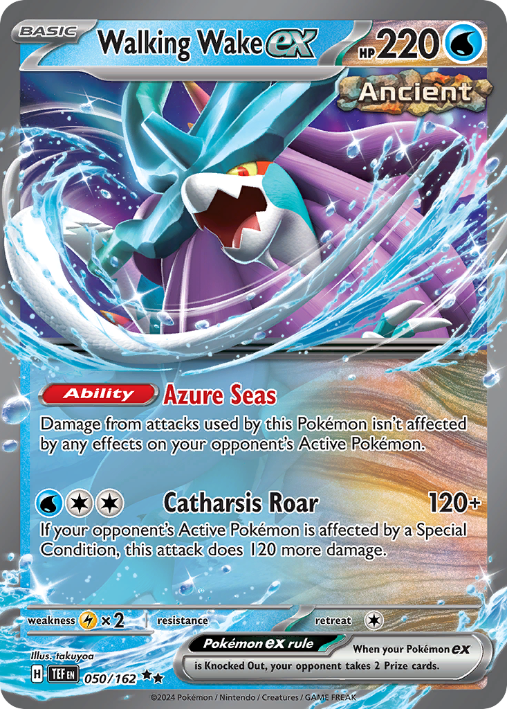 Walking Wake ex (050/162) [Scarlet & Violet: Temporal Forces] | Odin's Place