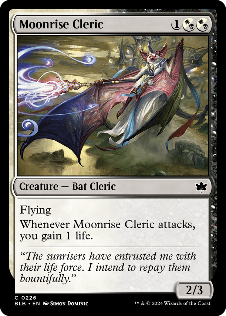 Moonrise Cleric [Bloomburrow] | Odin's Place