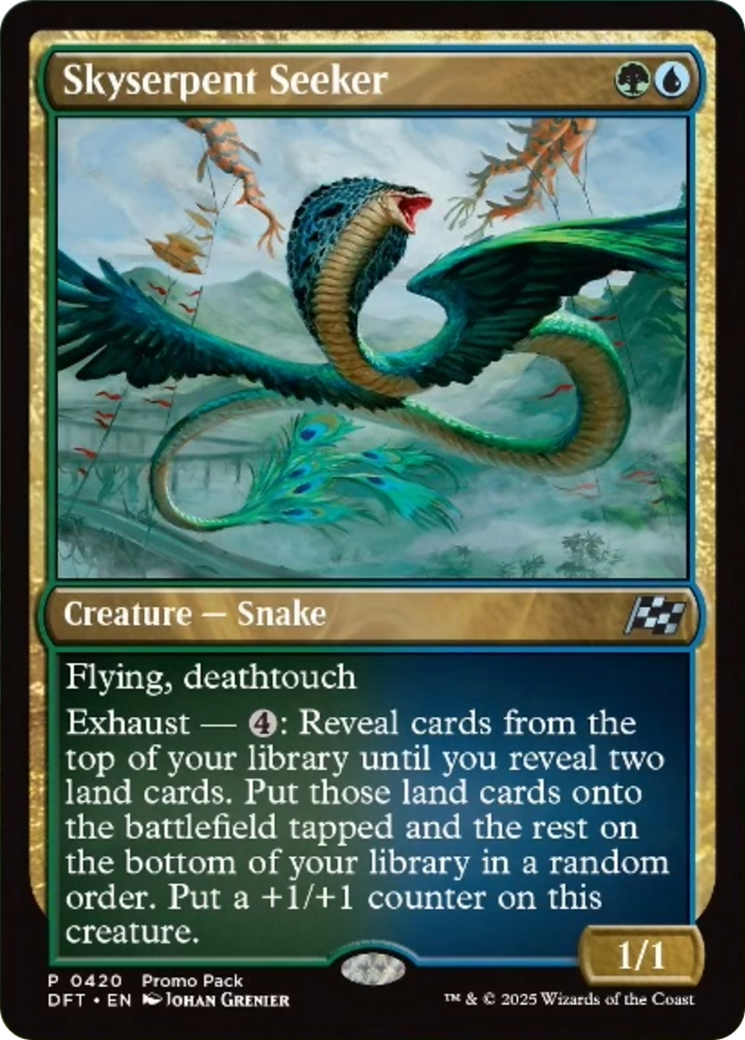 Skyserpent Seeker (Promo Pack) [Aetherdrift Promos] | Odin's Place