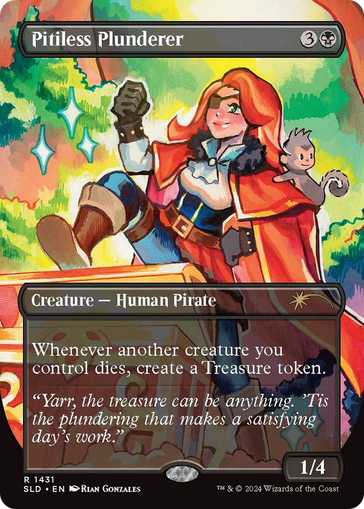 Pitiless Plunderer (Rainbow Foil) [Secret Lair Drop Series] | Odin's Place