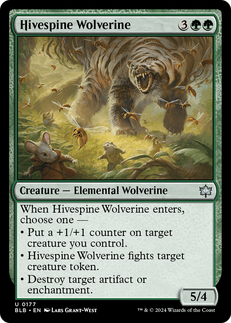 Hivespine Wolverine [Bloomburrow] | Odin's Place