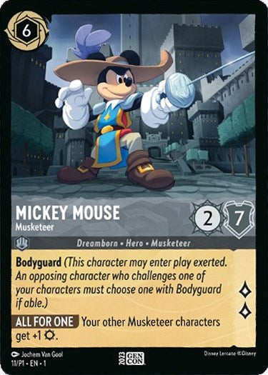 Mickey Mouse - Musketeer (GenCon 2023) (11/P1) [Promo Cards] | Odin's Place