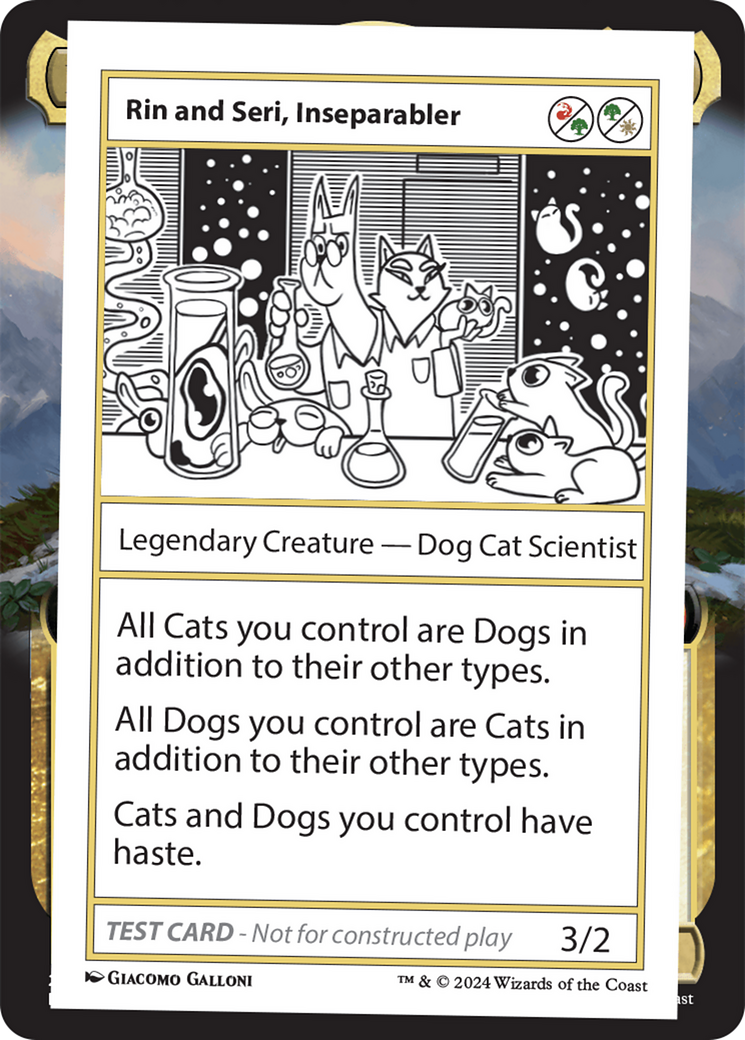 Rin and Seri, Inseparabler [Mystery Booster 2 Playtest Cards] | Odin's Place