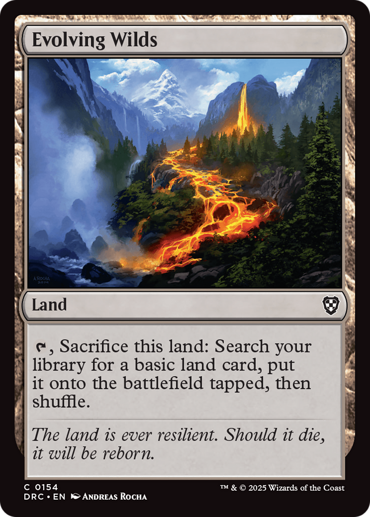 Evolving Wilds (0154) [Aetherdrift Commander] | Odin's Place