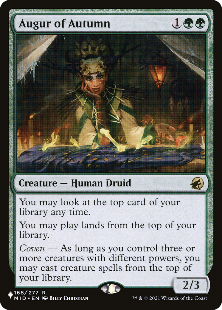 Augur of Autumn [The List] | Odin's Place