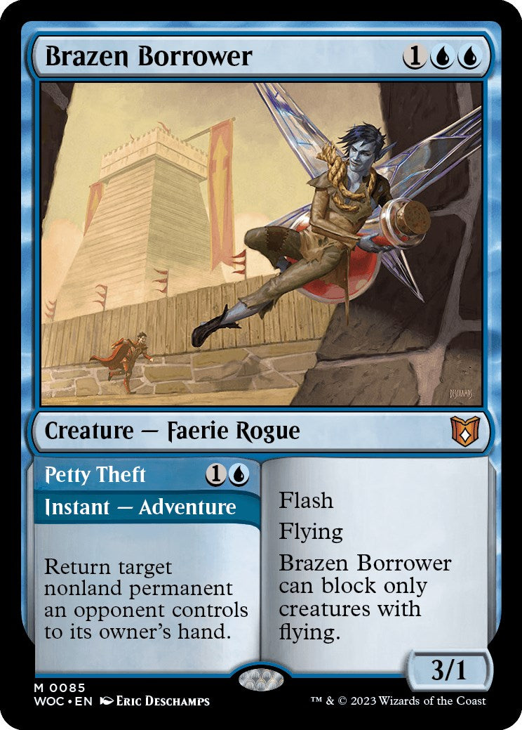 Brazen Borrower // Petty Theft [Wilds of Eldraine Commander] | Odin's Place