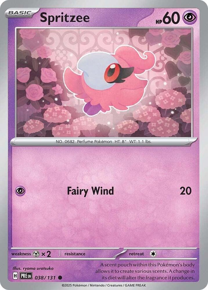 Spritzee (038/131) [Scarlet & Violet: Prismatic Evolutions] | Odin's Place