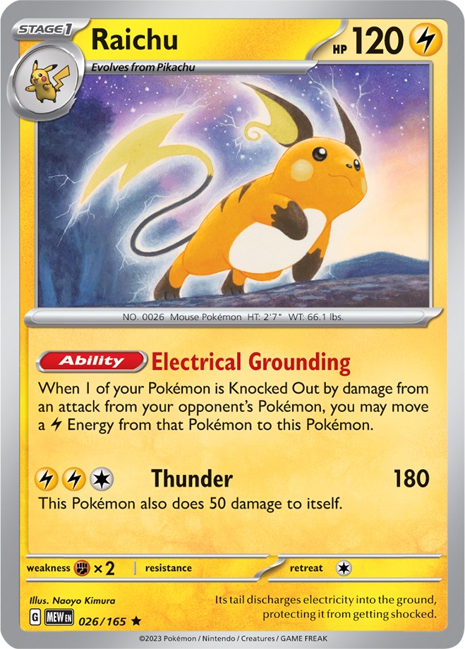 Raichu (026/165) [Scarlet & Violet 151] | Odin's Place