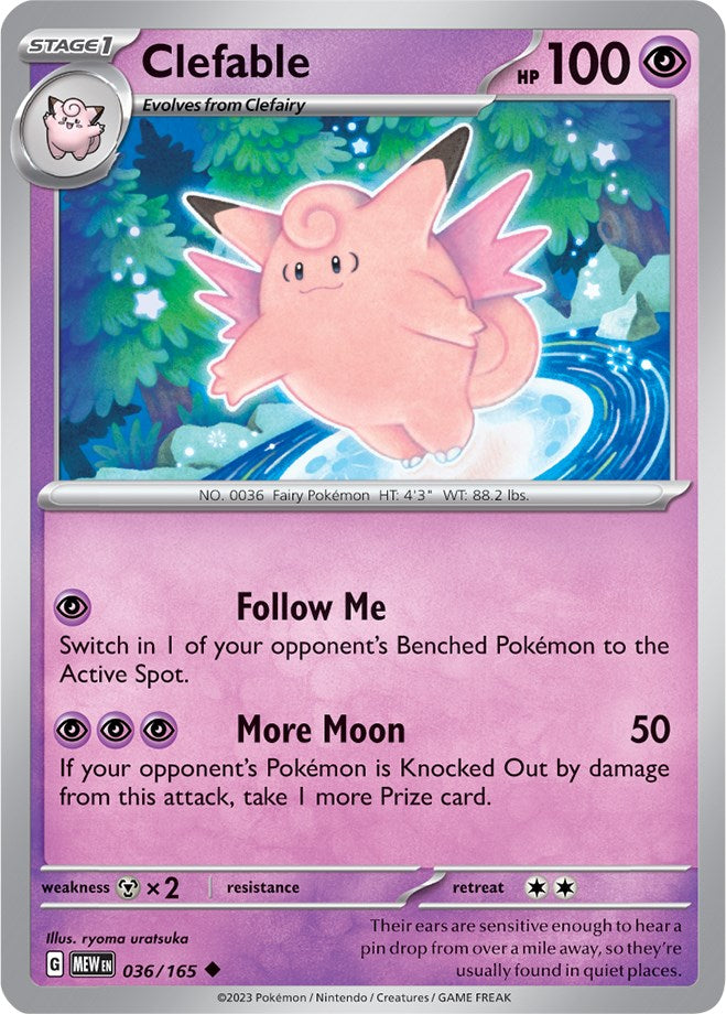 Clefable (036/165) [Scarlet & Violet 151] | Odin's Place