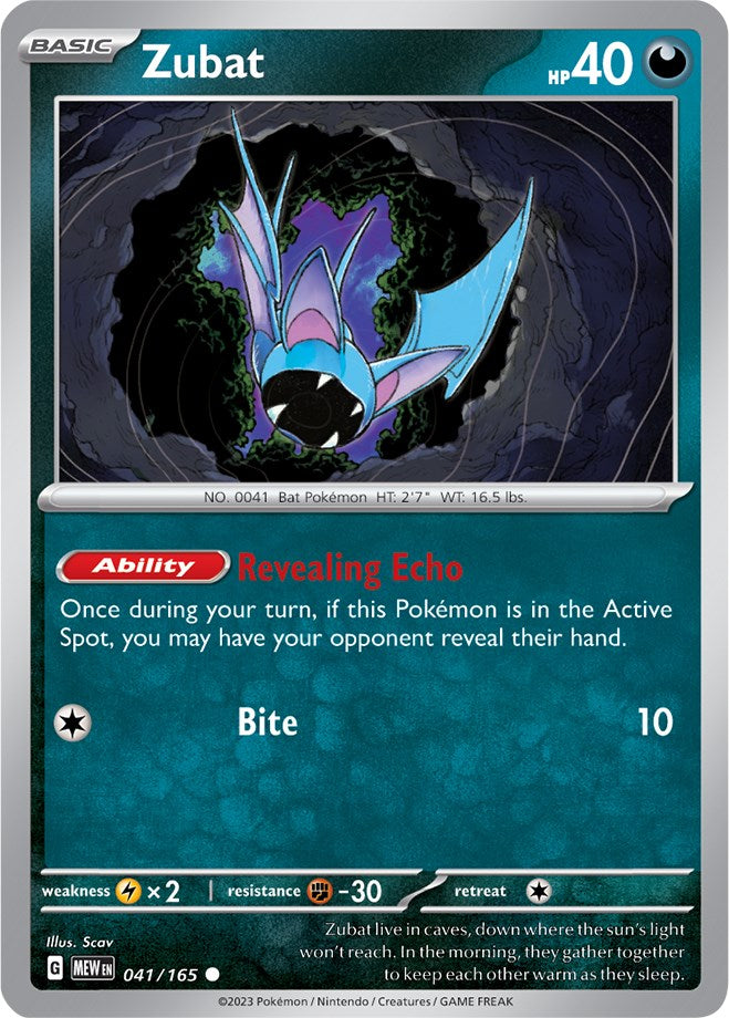 Zubat (041/165) [Scarlet & Violet 151] | Odin's Place