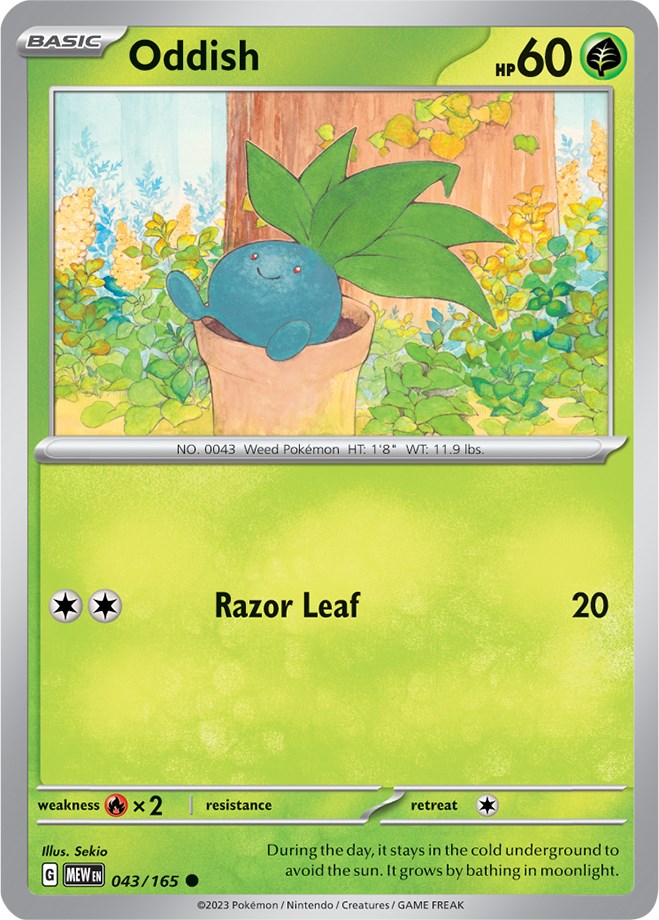 Oddish (043/165) [Scarlet & Violet 151] | Odin's Place