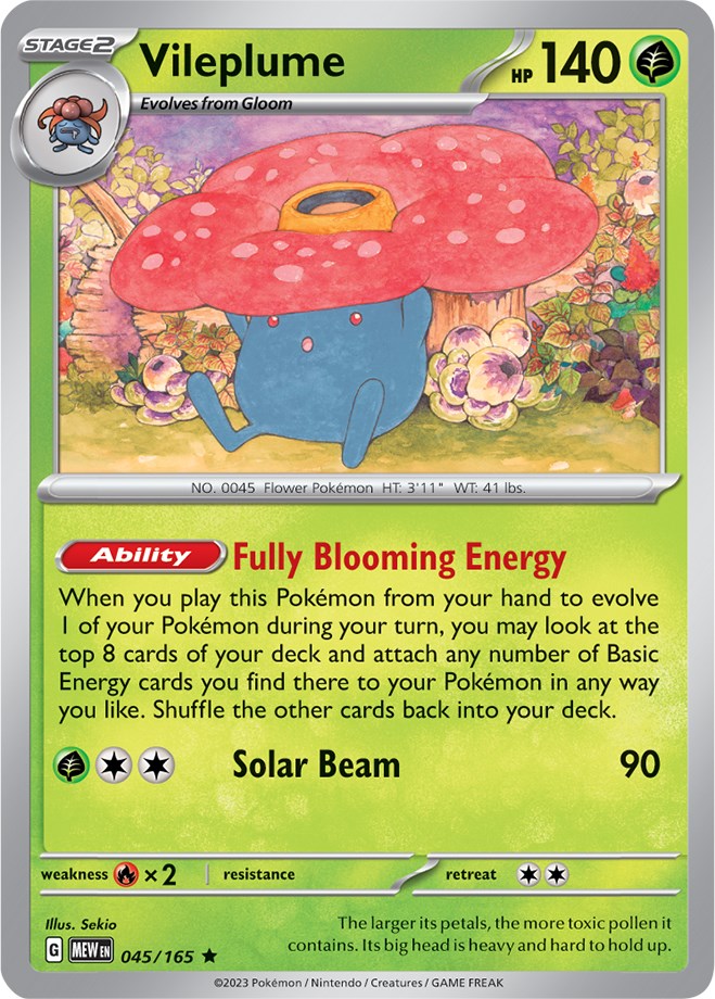 Vileplume (045/165) [Scarlet & Violet 151] | Odin's Place