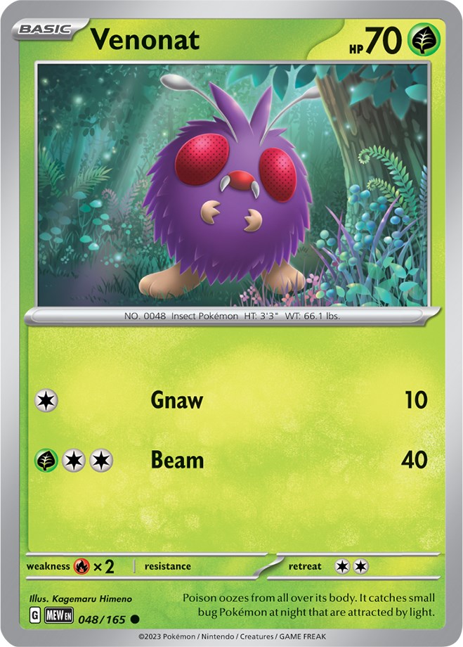 Venonat (048/165) [Scarlet & Violet 151] | Odin's Place