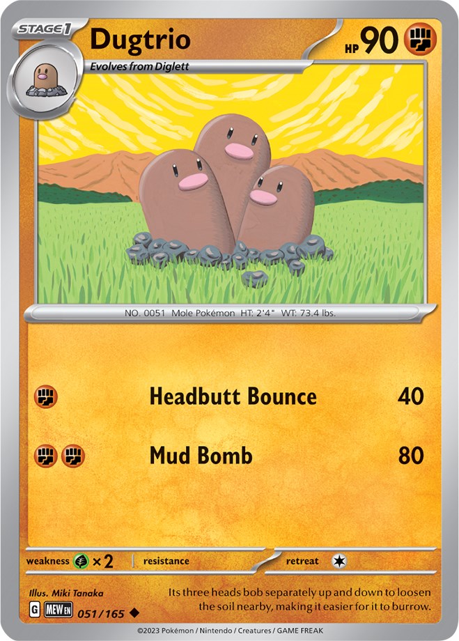 Dugtrio (051/165) [Scarlet & Violet 151] | Odin's Place