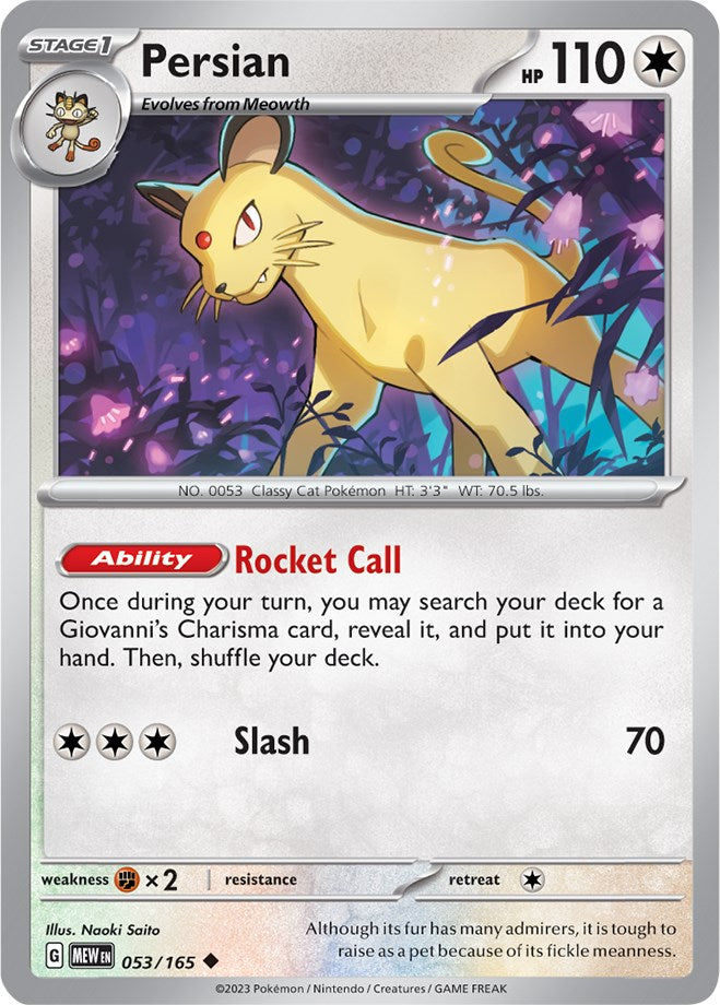 Persian (053/165) [Scarlet & Violet 151] | Odin's Place