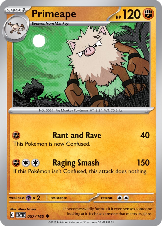 Primeape (057/165) [Scarlet & Violet 151] | Odin's Place