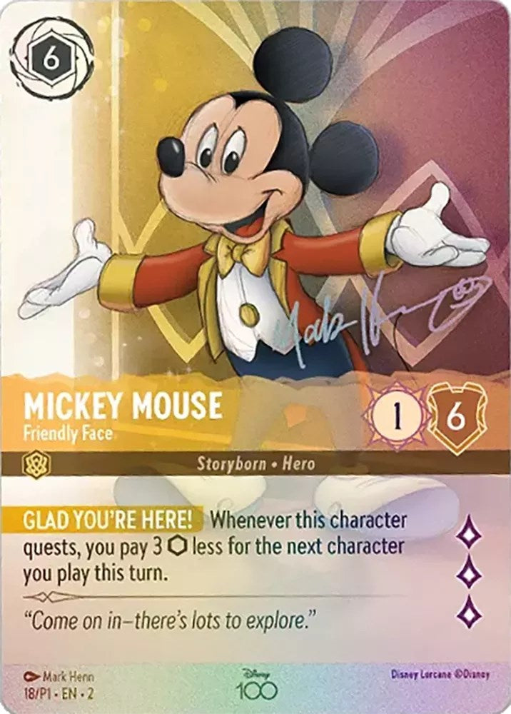 Mickey Mouse - Friendly Face (Enchanted) (18) [Disney100 Promos] | Odin's Place