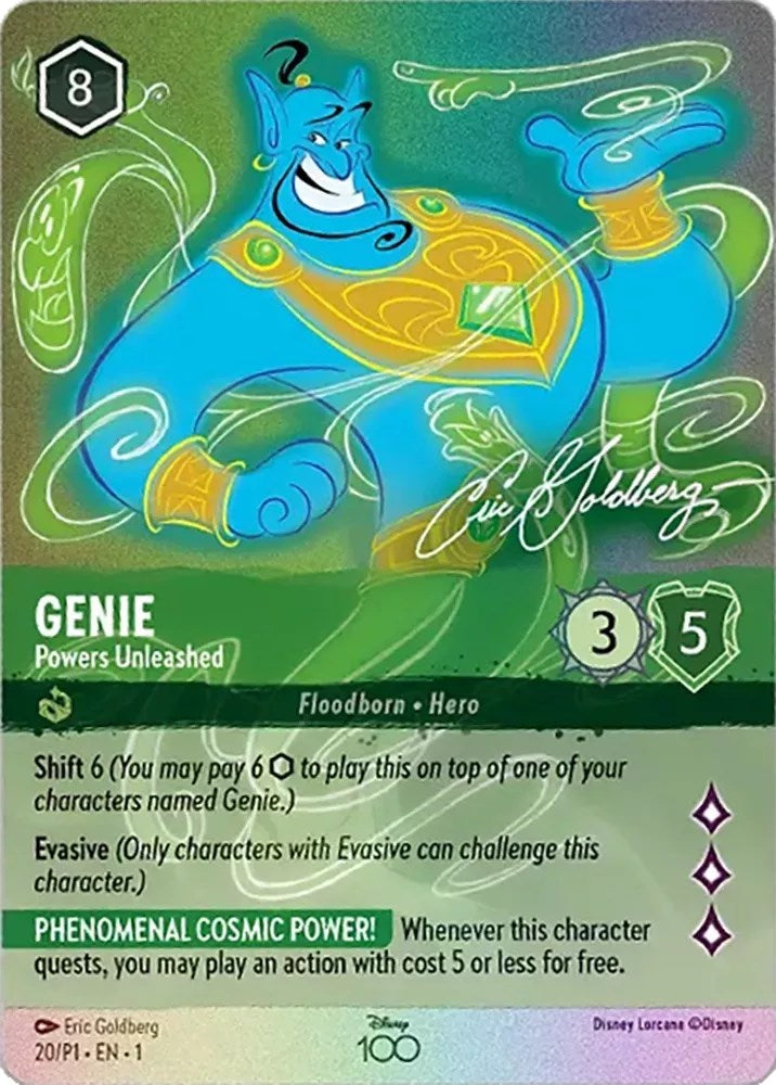 Genie - Powers Unleashed (Enchanted) (20) [Disney100 Promos] | Odin's Place