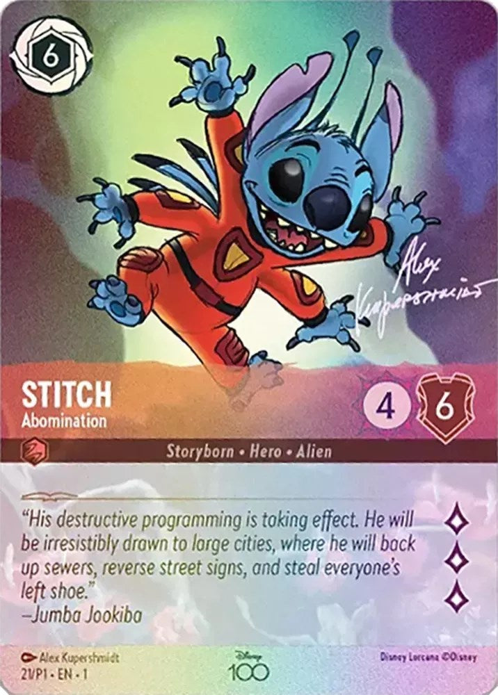 Stitch - Abomination (Enchanted) (21) [Disney100 Promos] | Odin's Place