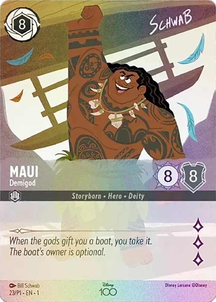 Maui - Demigod (Enchanted) (23) [Disney100 Promos] | Odin's Place