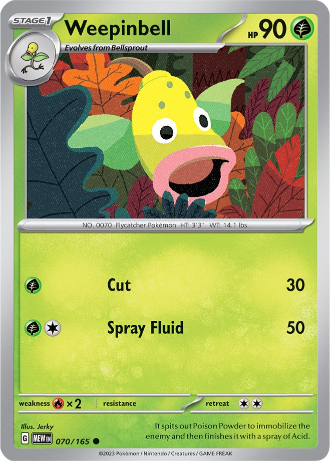 Weepinbell (070/165) [Scarlet & Violet 151] | Odin's Place