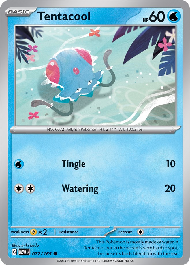 Tentacool (072/165) [Scarlet & Violet 151] | Odin's Place
