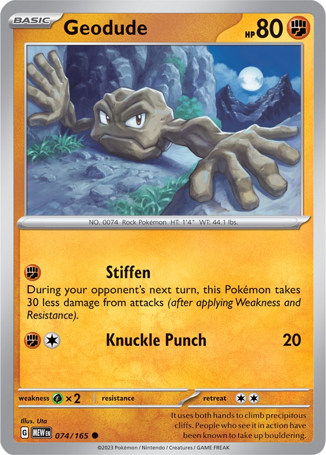 Geodude (074/165) [Scarlet & Violet 151] | Odin's Place