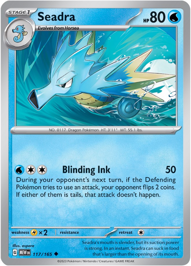 Seadra (117/165) [Scarlet & Violet 151] | Odin's Place
