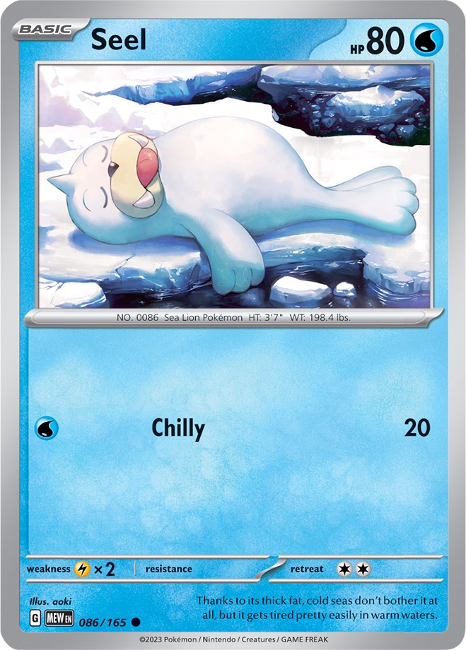 Seel (086/165) [Scarlet & Violet 151] | Odin's Place