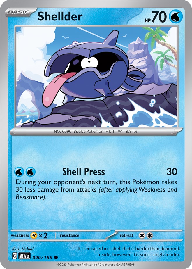 Shellder (090/165) [Scarlet & Violet 151] | Odin's Place
