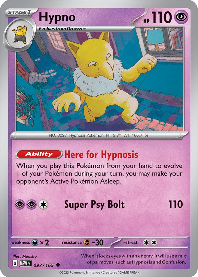 Hypno (097/165) [Scarlet & Violet 151] | Odin's Place