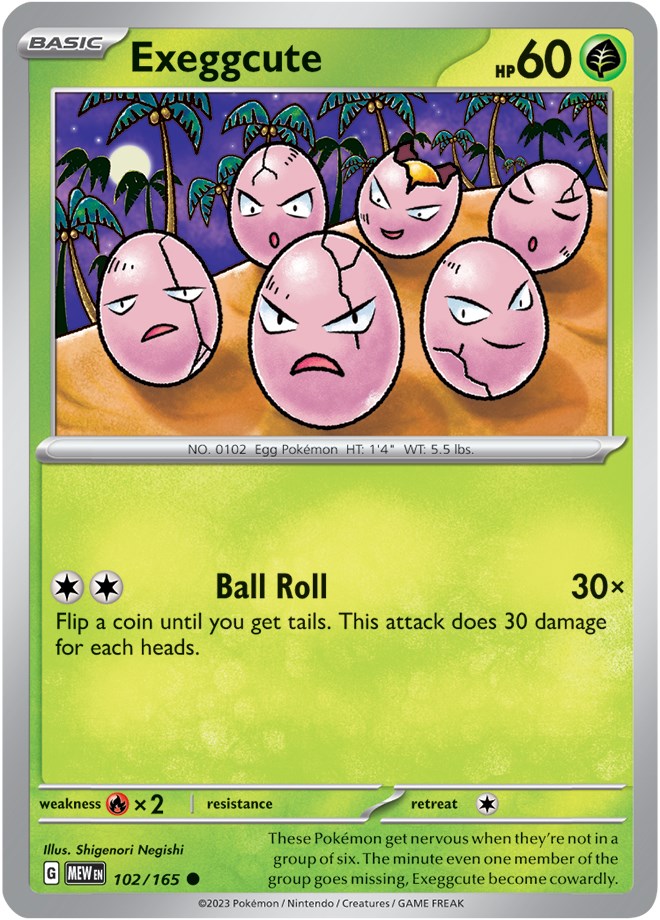 Exeggcute (102/165) [Scarlet & Violet 151] | Odin's Place