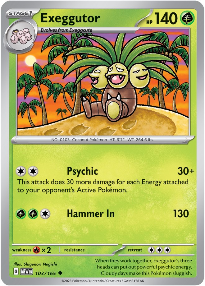 Exeggutor (103/165) [Scarlet & Violet 151] | Odin's Place